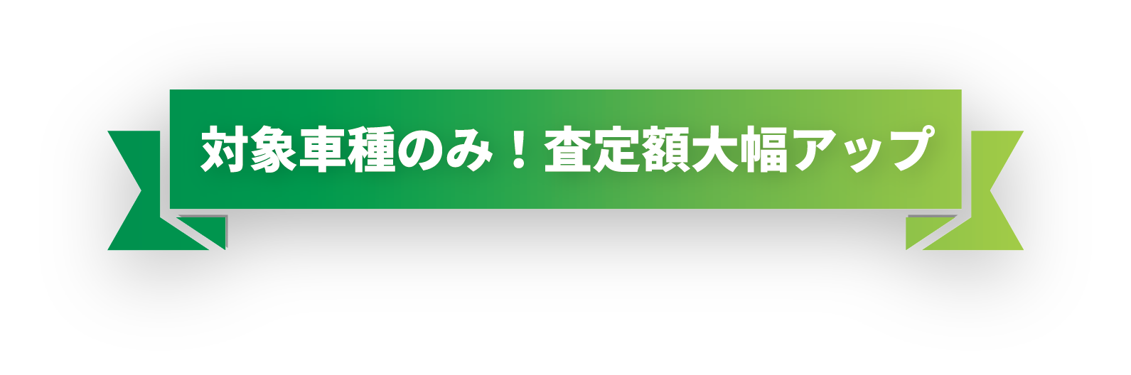 対象車種のみ！査定額大幅アップ