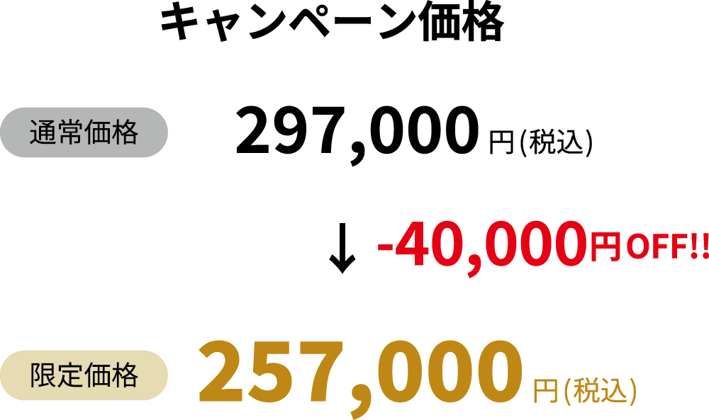 キャンペーン価格